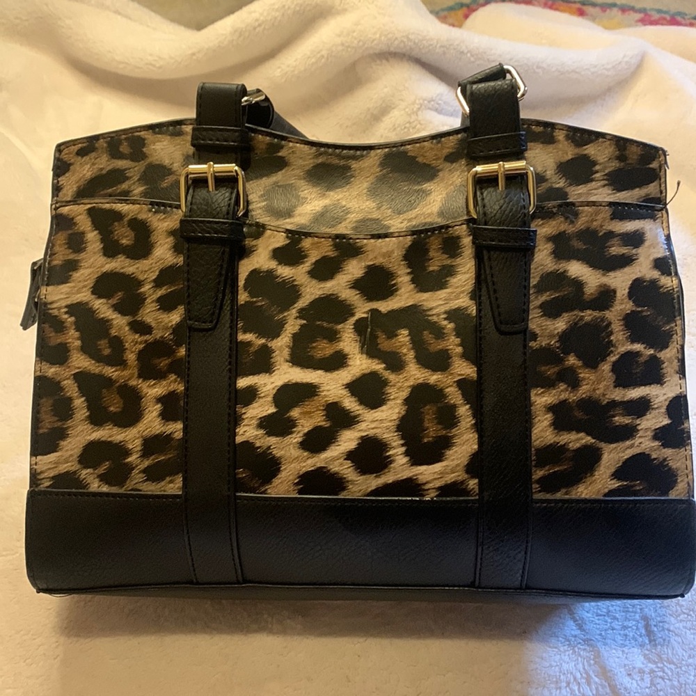 Cheetah print bag